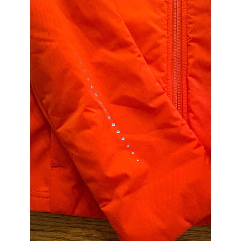 Lululemon Push Your Pace Jacket Solar Orange Size 12 Athleisure Thumb Holes - Picture 14 of 16